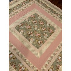 Cottage chic quilt top | unfinished quilt top