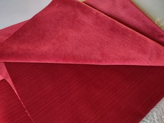 Red Cotton Velvet Fabric Luxury 1 Yard Material Velour 40×68″