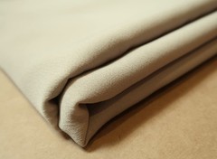 VINTAGE IVORY OFF-WHITE SYNTHETIC LINING FABRIC 2.28m x 1.13m
