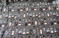 BTY A/O “BOTTLES OF BEER” PRINT COTTON FABRIC