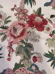 Schumacher 176780 Floribunda Document Linen Fabric 2 Yards