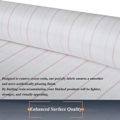 Peel Ply High Temperature Resistant Release 40 inch x 4.38 yards, White