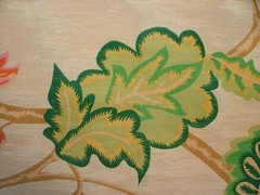 Marvic Textiles Watered Silk Moire Floral Curtain Upholstery Cushion Fabric
