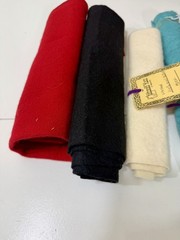 FELTED WOOL FABRIC LOT – 1 Pound – Applique Craft