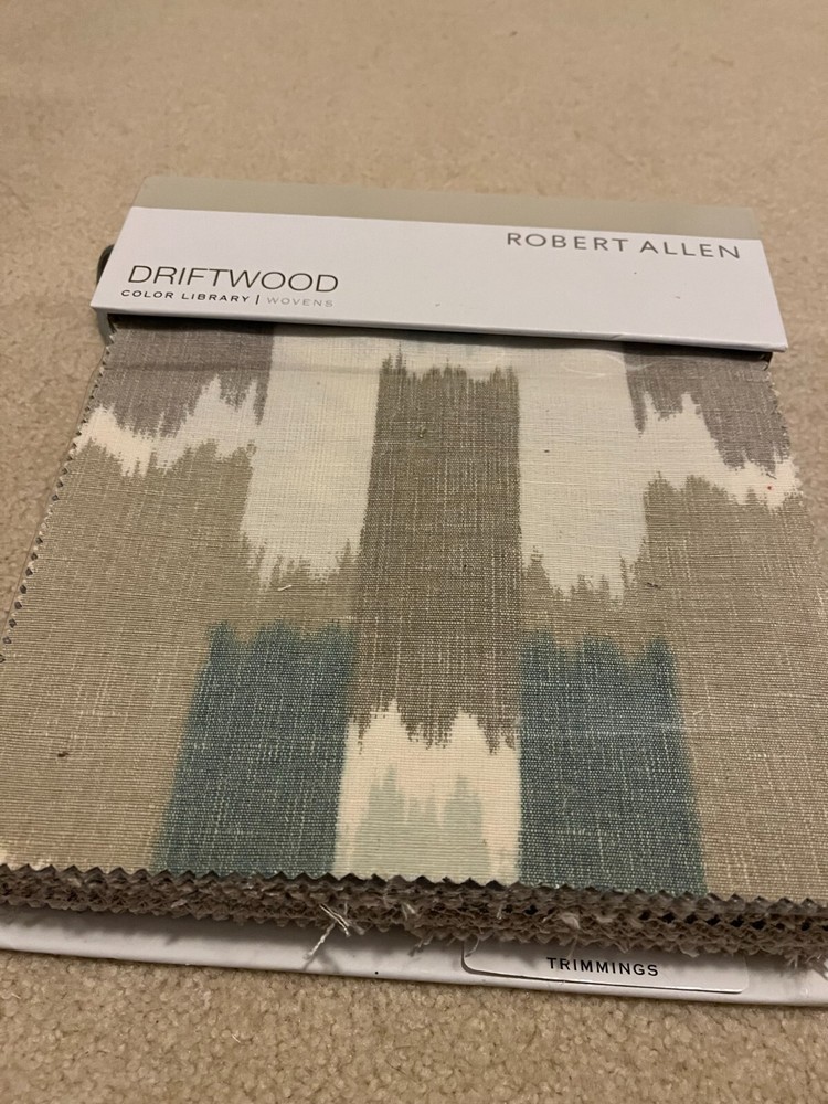 ROBERT ALLEN Driftwood Color Library / Wovens Fabric Sample Book – NICE