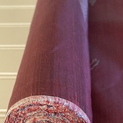 SILK DARK RED, FABRIC 13 Yards x 15 Inches Wide or 468 Inches x 15 Wide