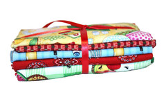 Design By the Piece Bundle of Five Fat Quarter BBQ Cookout Picnic Summer Fabrics