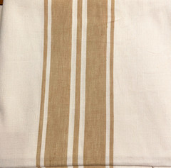 Schumacher Fabric Brentwood Stripe 4.5 Yards Linen Cotton Neutral Colorway