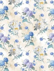 Morning Blooms By Wilmington Prints – Cream Floral Toss #89274-146