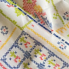2 YD Vintage Holly Hobby Fabric Manes Cotton Blend