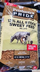 5 Empty Feed Bags Woven Plastic Sack Totes Livestock Grain Sheep Horse Cow Goat