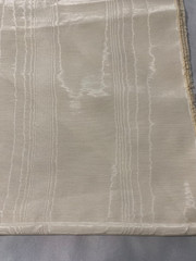 Off white moire taffeta fabric / 37″ x 48″ (watermark design)