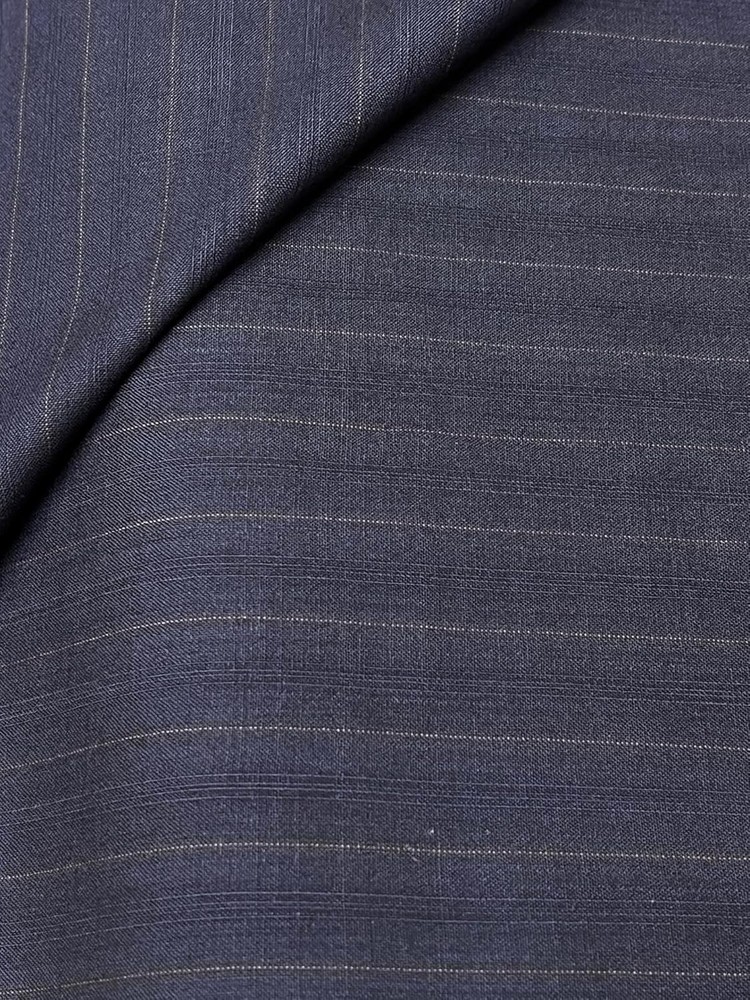 $38 for 2 Yards 100% Real Wool Fabric Suiting Stripes