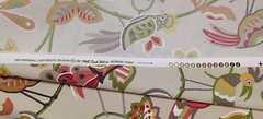 MILL CREEK FEATHERHEADS BERRY ABSTRACT BIRDS FLORAL OUTDOOR FABRIC BY THE YARD