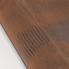 Bulk 25.5 Yards Brown Lizard Embossed Faux Leather Fabric 50″ 52″ W Upholstery