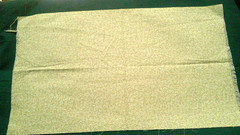Fabric Michael Miller Small Brown Circles & Dots on Pale Yellow $1.35