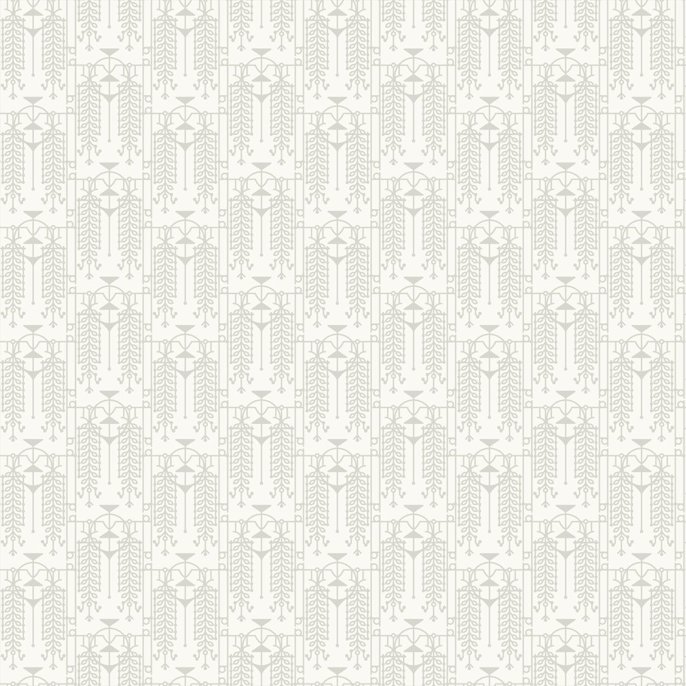 1/2 Yard – Frank Lloyd Wright | The House Beautiful Design A -Oyster Shell White