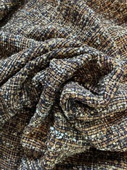 Mendel Goldberg Couture Jacket Kit Bouclé & Silk Charmeuse Trims Buttons Hooks