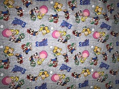 1.25 Yards Super Mario Bros 3 Cotton Quilting Fabric Nintendo Princess Peach