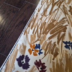 10 Yds Vtg Free Hand Bob Van Allen Design Scotchgard Cohama Riverdale Fabric ’81