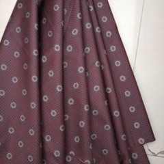Jim Thompson Thai Silk Cloth Fabric Brown Crafting 100% (2.20 Yards)