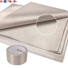 Faraday Fabric (43″w × 108″l Fabric + 300″l Tape), Emp Proof Grade