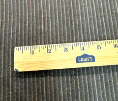 Classic Brown Herringbone Stripe Stretch Suiting Fabric Cotton Blend BTHalfY #45