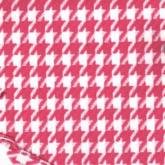 ACRYLIC JACKET PRE-YARN DYED FABRIC VINTAGE HOUNDSTOOTH CHECK BLACK WHITE 44″W