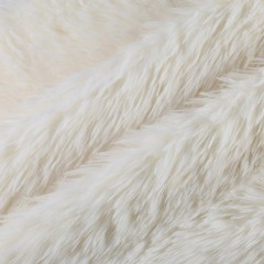 Fluffy White Faux Fur Fabric 1 Yard | 36″x60″ Shaggy Material for DIY Pet Beds,