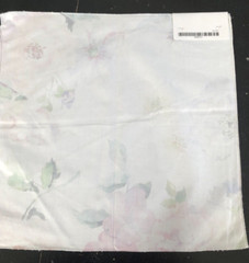 JANE CHURCHILL Mayflower in Pink, Green 17 1/2″ Cotton Floral Fabric Sample