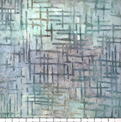 1 Yard Cut of Lunn Fabric Gauze Weave Batik 100% Cotton 4281 Coastal Fog Batiks
