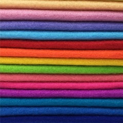 Soft Felt Fabric Sheet Assorted Pack Thick 1.4mm DIY Craft Nonwoven 10″x10″ 28Pc
