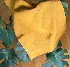 Warm Gold Silk Moire Fabric By 2 Meters, Watermark Patterned, Silk Moiré.