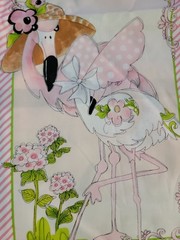 Cotton fabric 3 pieces, Panel Flams Loralie Harris for Loralie Designs: