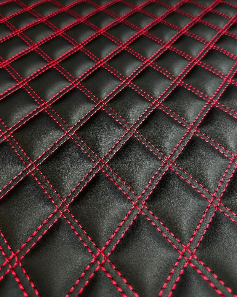 Vinyl Quilted Foam Fabric with 3/8″ Foam Back /58″W/SBY-Double Stitched Diamond