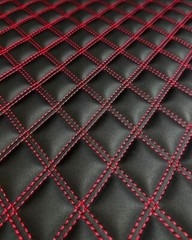 Vinyl Quilted Foam Fabric with 3/8″ Foam Back /58″W/SBY-Double Stitched Diamond