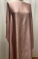 Rare 100% 40mm Silk Charmeuse Heavyweight Dusty Rose Pink Fabric 1 Yd Long 55″ W