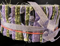 Hand Cut MINI Purple, Green, Navy Jelly Roll