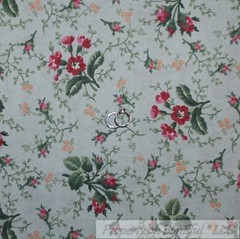 BonEful Fabric FQ Cotton Quilt VTG Antique Pink Rose Gold Flower Boho Farm House