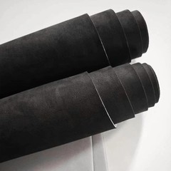 Suede Auto Headliner Fabric 120″ L × 60″ W with Foam Backing – Black Interior…