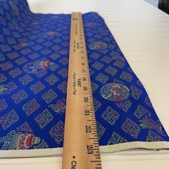 SILK BLUE FABRIC 10 Yards x 23 Inches Wide or 360 Inches x 23 Wide