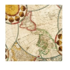 Travel Fabric | Library Rarities Old Globe Maps Allover | Robert Kaufman YARD