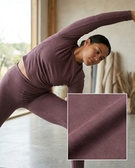 Knit Suede Micro Suede Fabric by the Yard 2-Way Stretch Polyester Spandex 160GSM