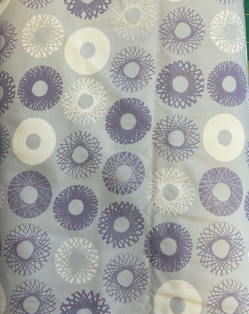 FIGO FABRICS-DIY #90202-80 – THREADS – LIGHT PURPLE BY AMY VAN LUIJK– BTY