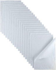 Color Felt Fabric Soft Felt Sheets Craft Fabric Sheets White 8″X12″ | 20Pcs 1.4M