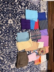 Knit Pieces Lot, Multicolor Mixed Colors & Patterns