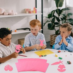 20 PCS Pink Felt Fabric Sheet 8×12 Inch Assorted Color Sheets Crafts DIY