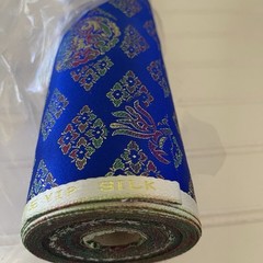 SILK BLUE FABRIC 10 Yards x 23 Inches Wide or 360 Inches x 23 Wide
