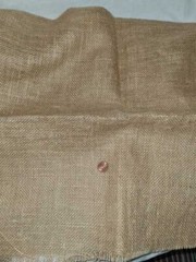 Brown BURLAP FABRIC 39″ x 38″ Country Wedding Party Craft cut piece