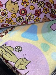 Creative Cuts Stax Cotton Fabric Multicolor 18 x 21 inch 5-Pieces Garden Cats
